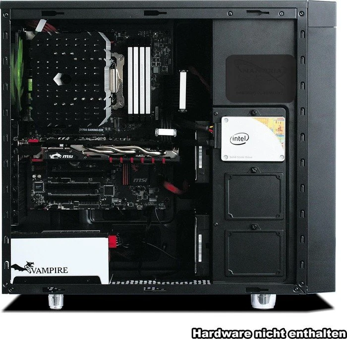 Nanoxia CoolForce 2 Rev. B schwarz, schallgedämmt