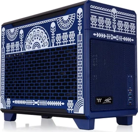 Thermaltake TR100 Koralie Edition, blau/weiß, Mini-ITX