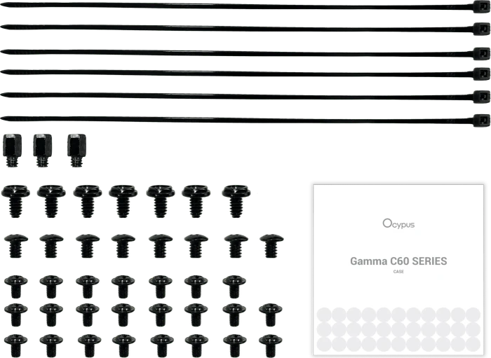 Ocypus Gamma C60, schwarz, Glasfenster