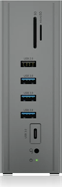RaidSonic Icy Box IB-DK2262AC Multiport-Adapter, USB-C 3.0 [Buchse]
