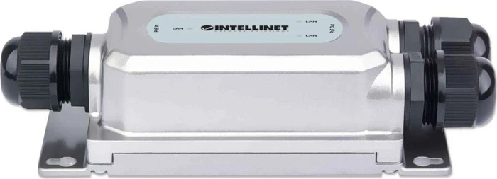 Intellinet Outdoor Wallmount Gigabit Switch, 3x RJ-45, 60W PoE+