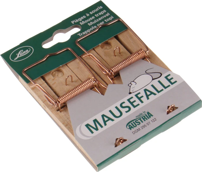 Keim Holz-Mausefalle, 2 Stück