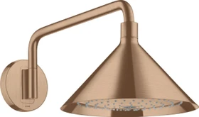 Hansgrohe Axor Showers/Front Kopfbrause 240 2jet mit Brausearm brushed red gold