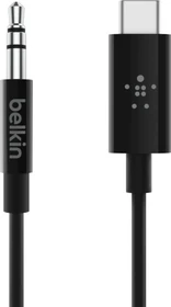 Belkin RockStar 3.5mm Audiokabel mit USB-C-Stecker 0.9m schwarz