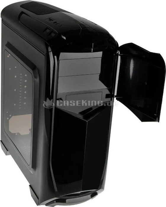 Kolink Aviator schwarz, Acrylfenster
