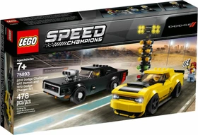 LEGO Speed Champions - 2018 Dodge Challenger SRT Demon und 1970 Dodge Charger R/T