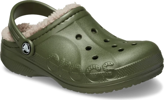 Crocs Baya Lined Clog army green (Junior)