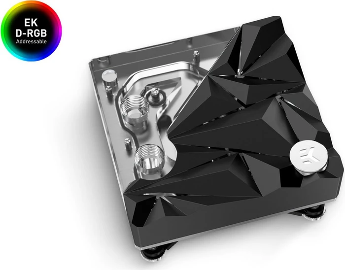 EK Water Blocks Quantum Line EK-Quantum Velocity² Edge D-RGB Black Special Edition, 1700, Nickel Acryl