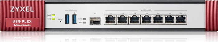 Zyxel ZyWALL USG FLEX 500 UTM Rackmount Firewall, 7x RJ-45, 1x SFP, Service Bundle, 1 Jahr