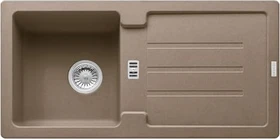 Franke Strata STG 614 Einbau Becken reversibel mit Ablauffernbedienung cashmere