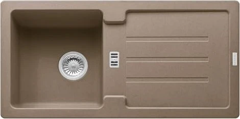Franke Strata STG 614 Einbau Becken reversibel mit Ablauffernbedienung cashmere