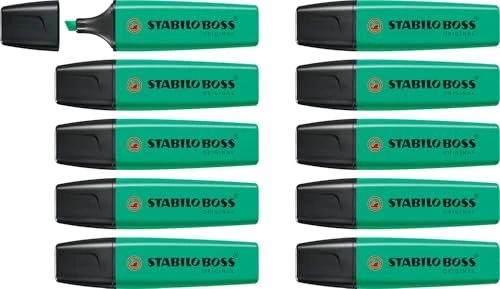 STABILO Boss Original türkis, 10er-Pack