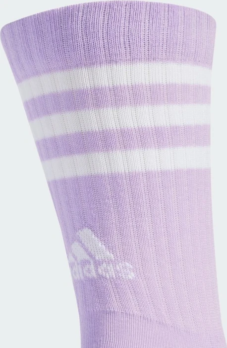 adidas 3-Streifen Cushioned Crew Socken powder plum/white/halo mint, 3 Paare