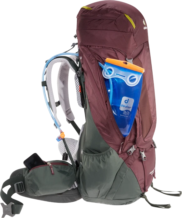Deuter Aircontact Pro 65+15 SL aubergine/ivy (Damen)