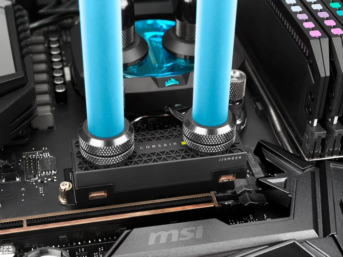 Corsair Hydro X Series XM2 M.2 SSD Water Block - Black
