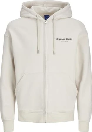 Jack & Jones Einfarbig Zip Hoodie (Herren)