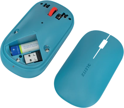 Leitz Cosy SureTrack kabellose Maus blau, USB/Bluetooth