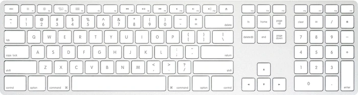 Matias Wired Aluminum Keyboard for Mac, Silver, USB, US