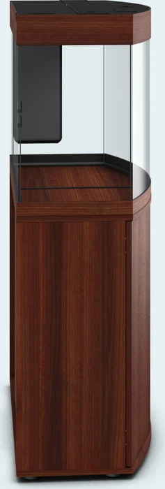 Juwel Vision 180 LED Aquarium-Set mit Unterschrank, dunkles Holz/dunkles Holz, 180l