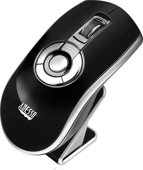 Adesso iMouse P20 Air Mouse Elite schwarz/silber, USB-A