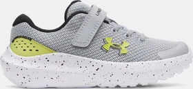Under Armour Pre School Surge 4 AC mod gray/black/lumin yellow (Junior)