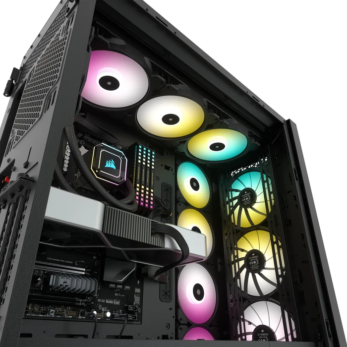 Corsair 7000D Airflow, schwarz, Glasfenster