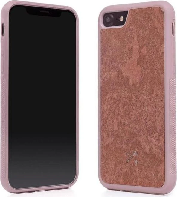Woodcessories EcoCase Stonez Airshock für Apple iPhone 7/8 rot