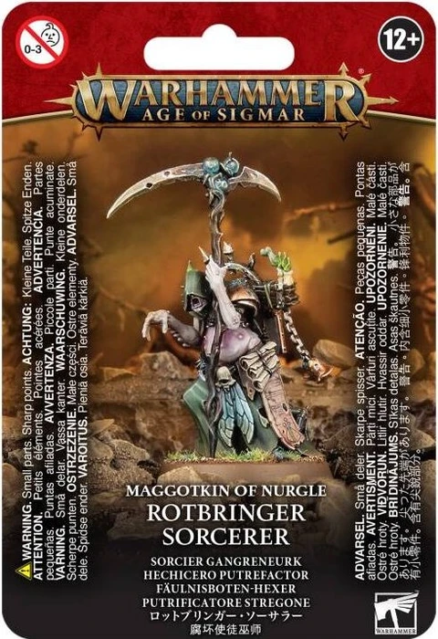 Games Workshop Warhammer Age of Sigmar - Maggotkin of Nurgle - Rotbringer Sorcerer