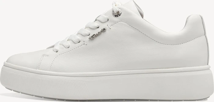 Tamaris Ledersneaker Low white leather (Damen)