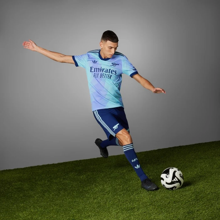 adidas FC Arsenal Authentic 2024/2025 Ausweichtrikot clear aqua/light flash purple (Herren)