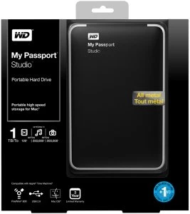 Western Digital WD My Passport Studio, 500GB, USB 2.0 Micro-B/FireWire