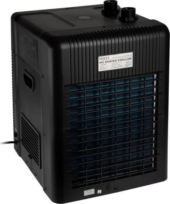 Hailea HC Series 500A Aquarienkühler, Durchlaufkühler mit Kompressor, 200-, schwarz