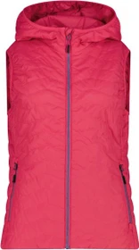 CMP Wattierte Kapuze Weste magenta (Damen)
