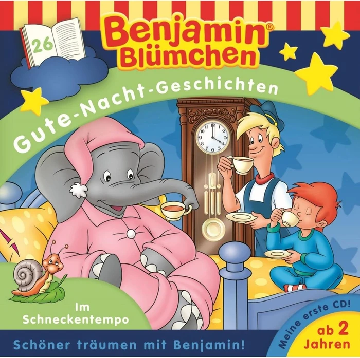 Benjamin Blümchen Gute-Nacht-Geschichten Folge 26 - Im Schneckentempo