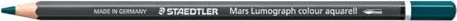 Staedtler Mars Lumograph colour aquarell 104 Aquarellstift grünblau, Kartonetui, 6er-Pack