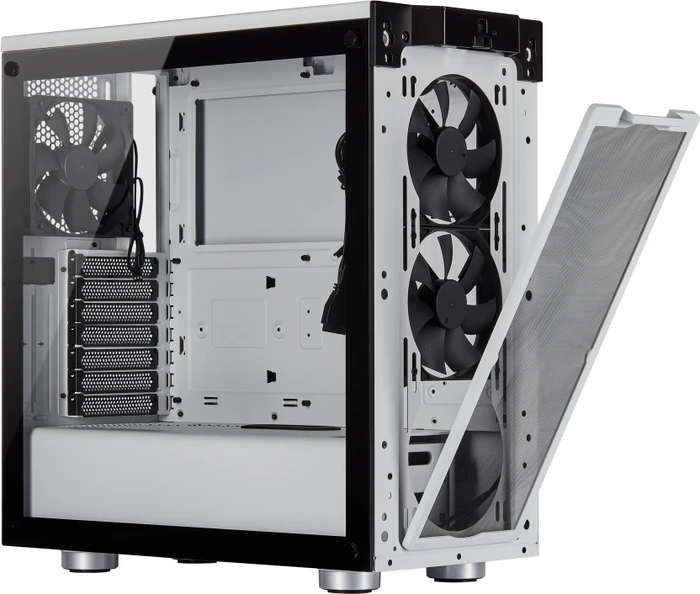 Corsair Carbide Series 275R Airflow, weiß, Glasfenster