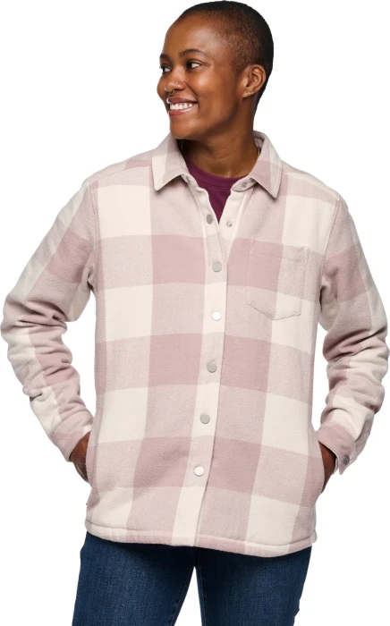 Black Diamond Project Lined Flannel Hemd langarm pale mauve/off white plaid (Damen)