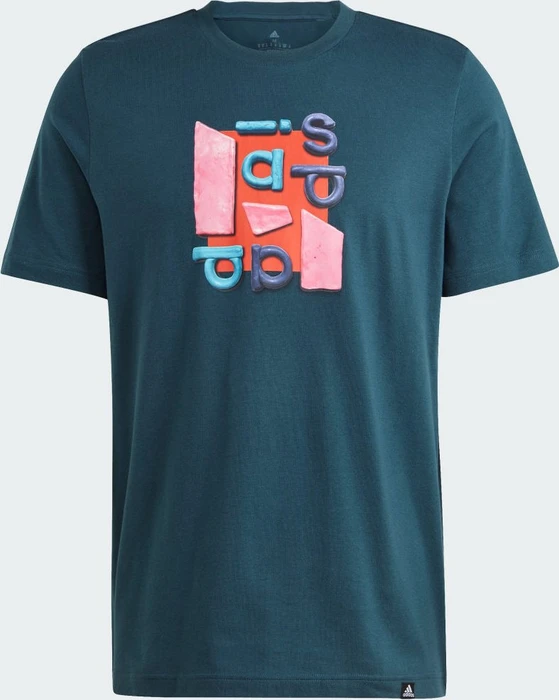 adidas Sportswear Photo Real Two-Tone T-Shirt kurzarm arctic night (Herren)