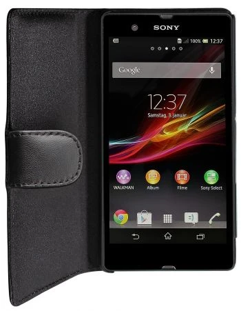 Artwizz SeeJacket Leather für Sony Xperia Z schwarz