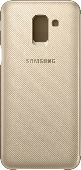 Samsung Wallet Cover für Galaxy J6 (2018) gold