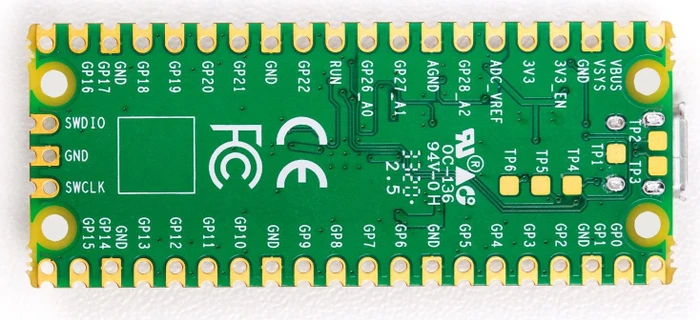 Raspberry Pi Pico H Board, mit Header