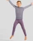 Odlo Active Warm Eco Stripes Funktionsshirt langarm misty lilac/gray ridge (Junior) Vorschaubild