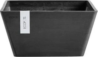 Ecopots Kunststoff-Topf Berlin 41x41cm dark grey