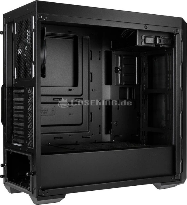 Cooler Master MasterBox MB600L schwarz/grau, Acrylfenster, mit 5.25" Schacht