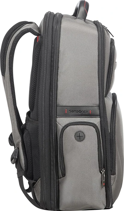 Samsonite Pro-DLX 5 Laptop Backpack 3V expandable 17.3" erweiterbarer Notebook-Rucksack grau