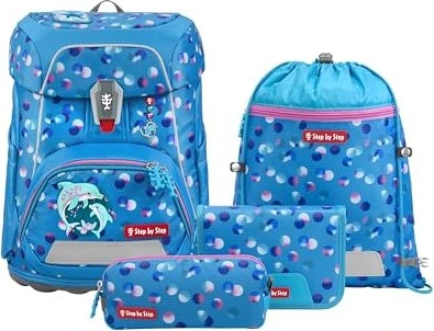 Step by Step Fit Dolphin Finja Schultaschen-Set, 5-tlg.