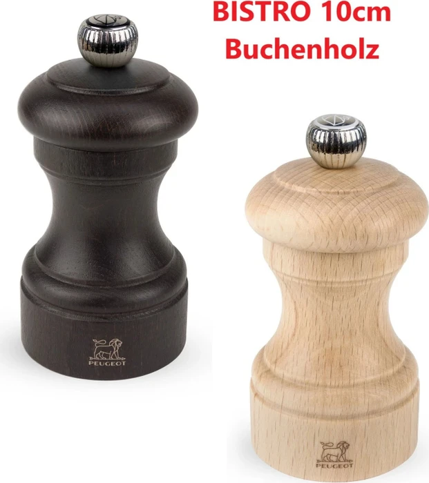 Peugeot Bistro Duo Salz- Pfeffermühlen-Set 10cm schokolade, 2-tlg.