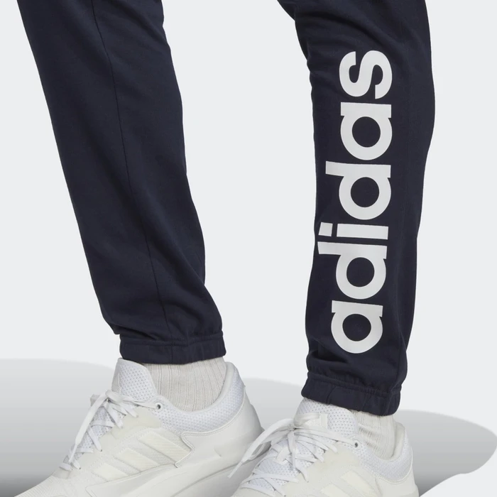 adidas Essentials Single Jersey Tapered Elasticized Cuff Logo Trainingshose lang legend ink (Herren)