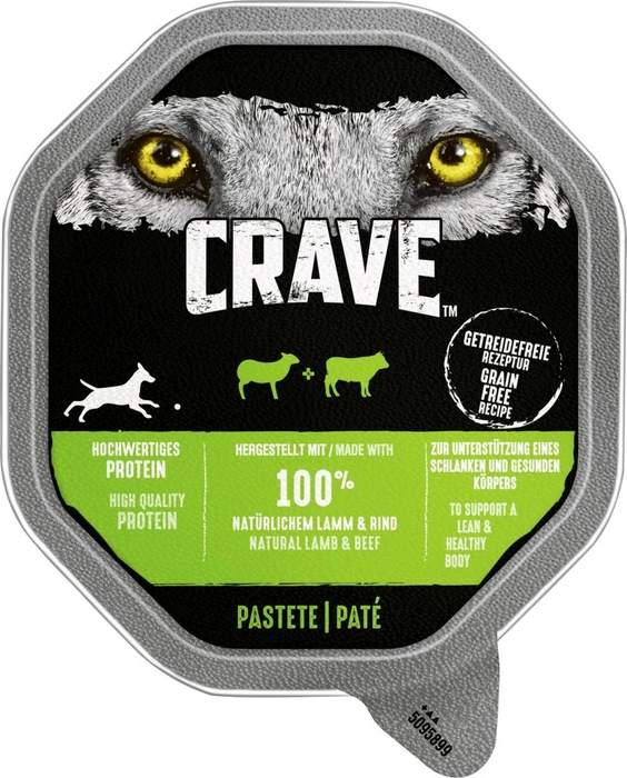 Crave Lamm & Rind, in Pastete, 150g