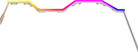 Hyte Noodle RGB Light Strip LN60, RGB beleuchtet, weiß